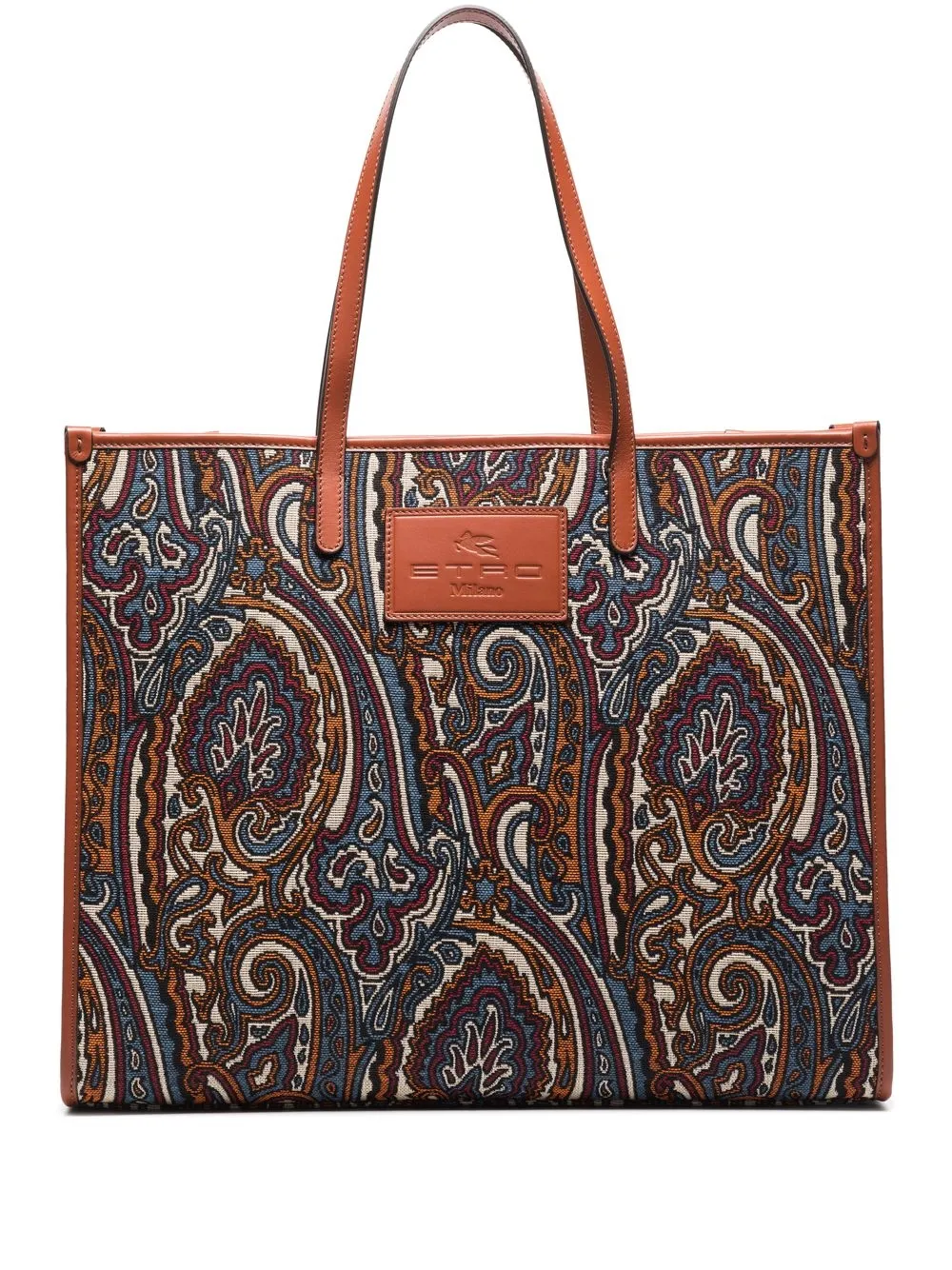 

ETRO tote con estampado de cachemira - Marrón