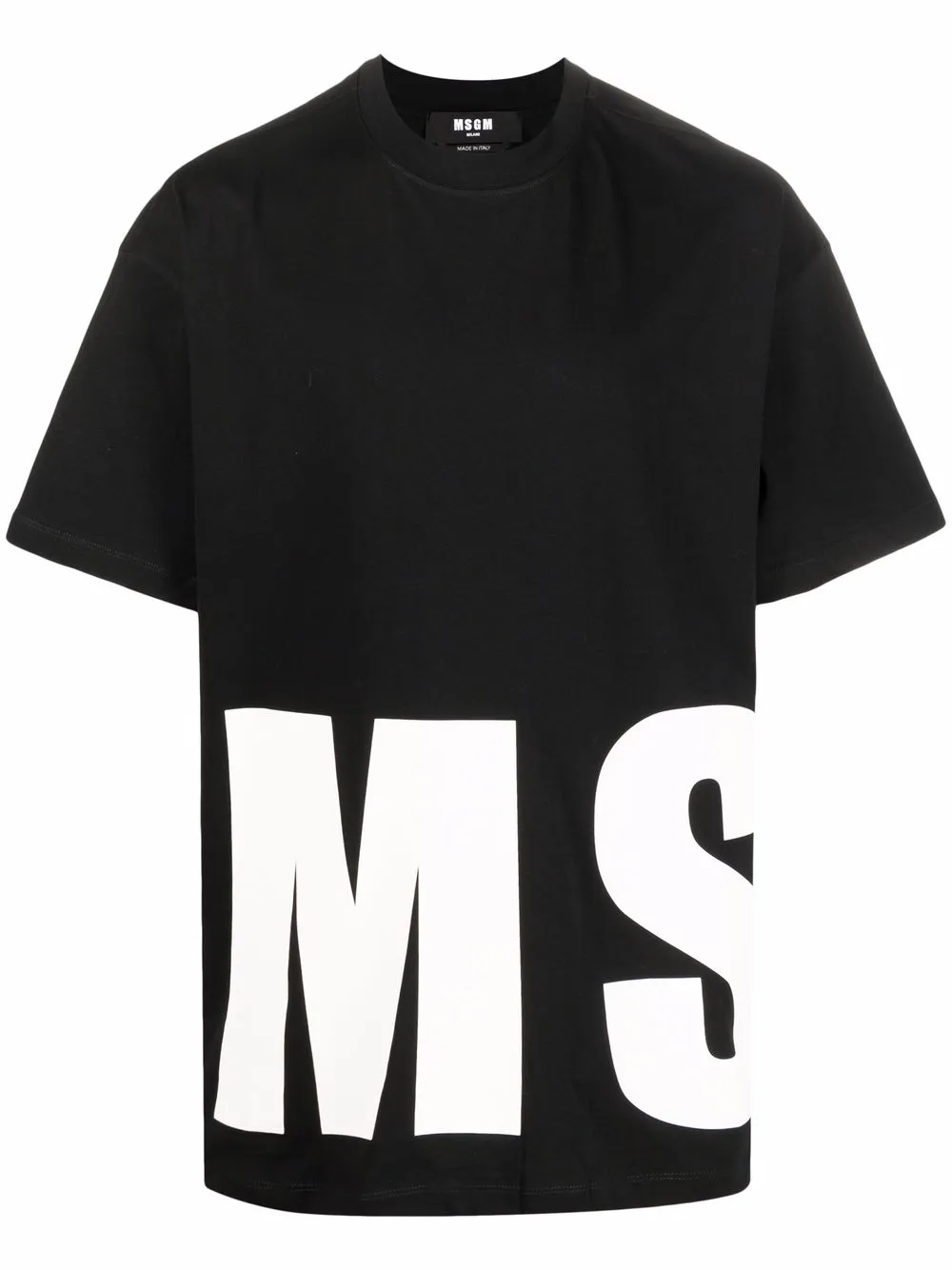 

MSGM playera con logo estampado - Negro