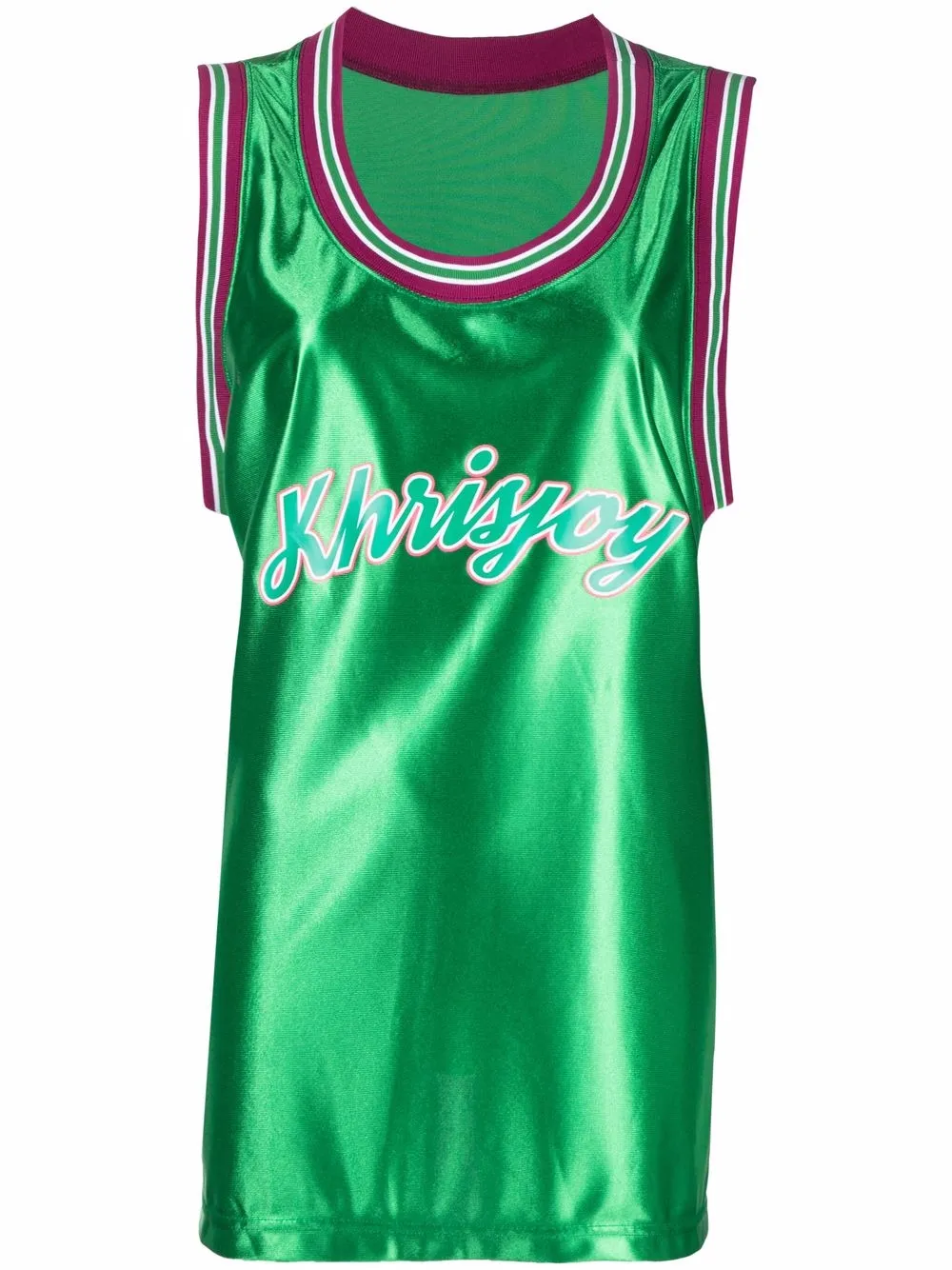 Khrisjoy logo-print tank top