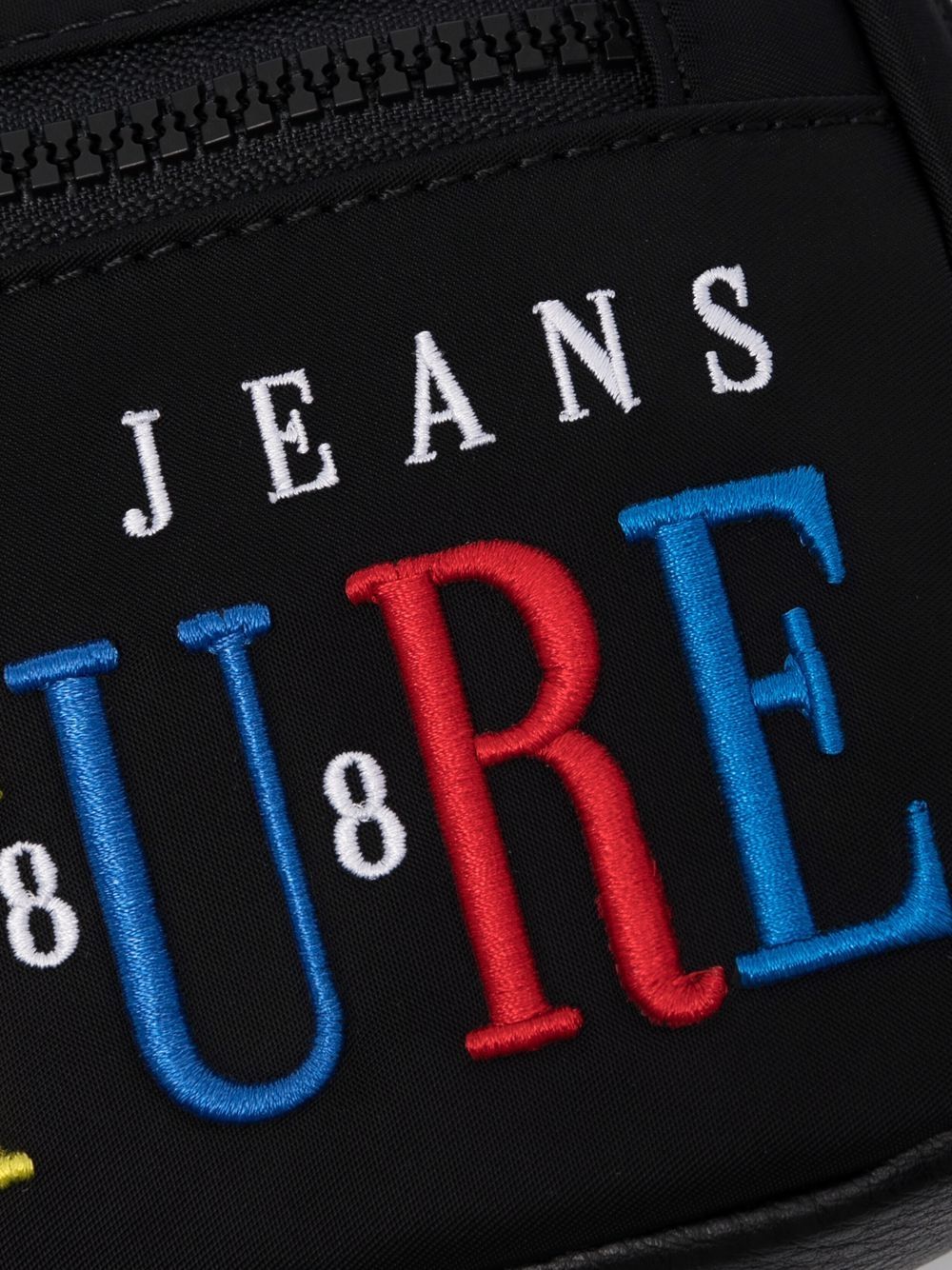 фото Versace jeans couture поясная сумка с вышитым логотипом