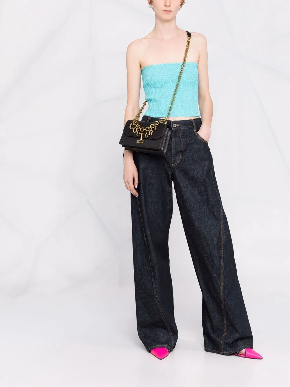 фото Versace jeans couture сумка с подвесками