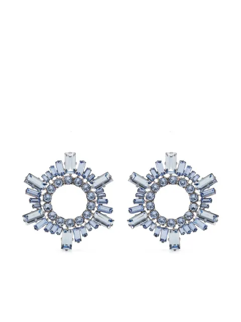 Amina Muaddi mini Begum crystal-embellished earrings