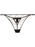 Kiki de Montparnasse Handcuff lace G-string - Black