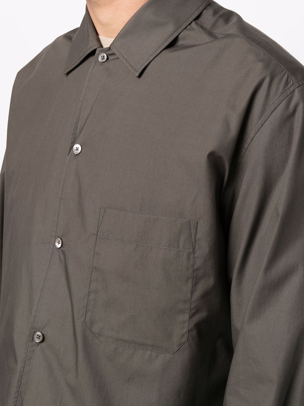 фото Lemaire long-sleeve cotton shirt