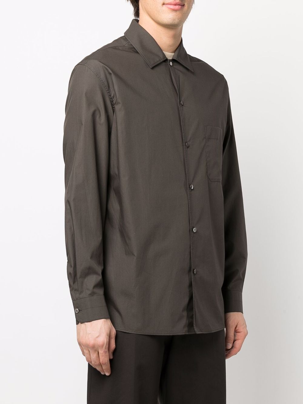 фото Lemaire long-sleeve cotton shirt