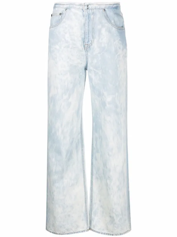 Just Cavalli tie-dye wide-leg Jeans 