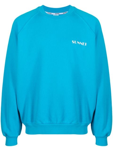 Sunnei logo-print crew-neck sweatshirt