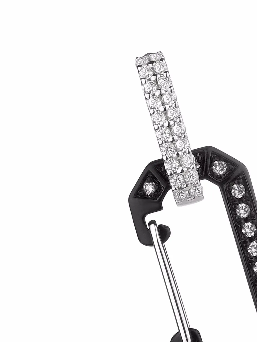 фото Eéra золотая серьга-подвеска chiara с бриллиантами