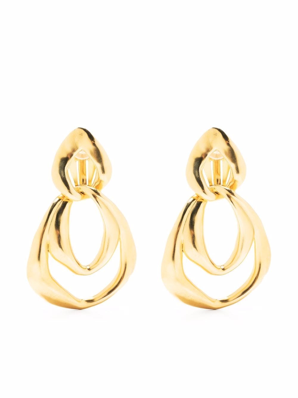 

Goossens spirale 2 links earrings - Gold