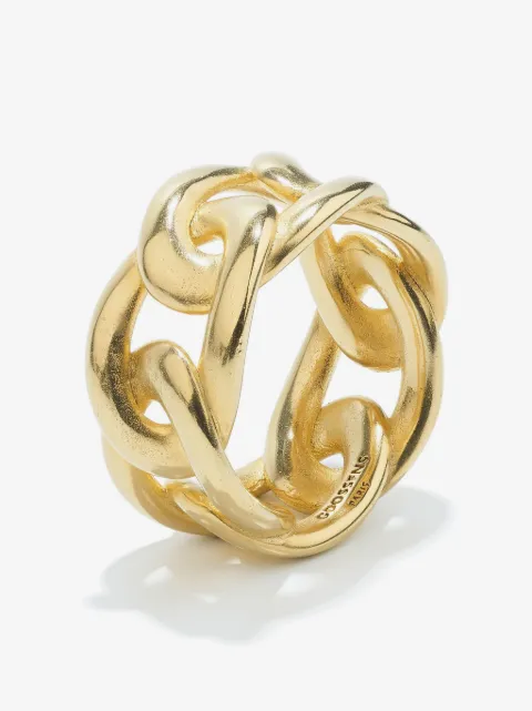 Goossens lhassa chunky chain-link ring