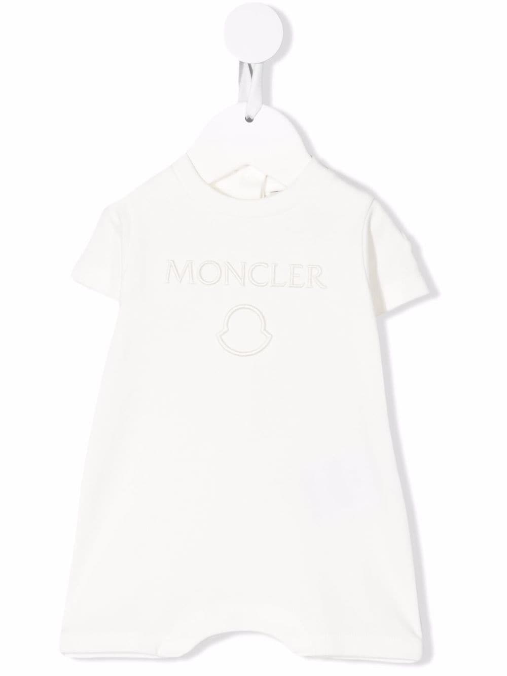 Image 1 of Moncler Enfant embroidered logo short-sleeve shorties