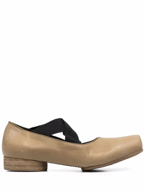 Uma Wang square-toe ballerina shoes
