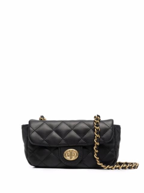 versace jeans quilted bag