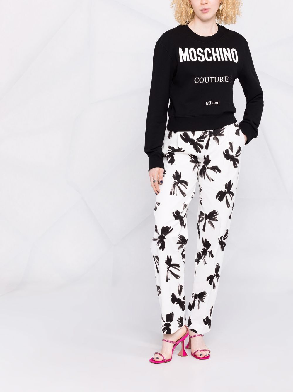 фото Moschino толстовка с логотипом