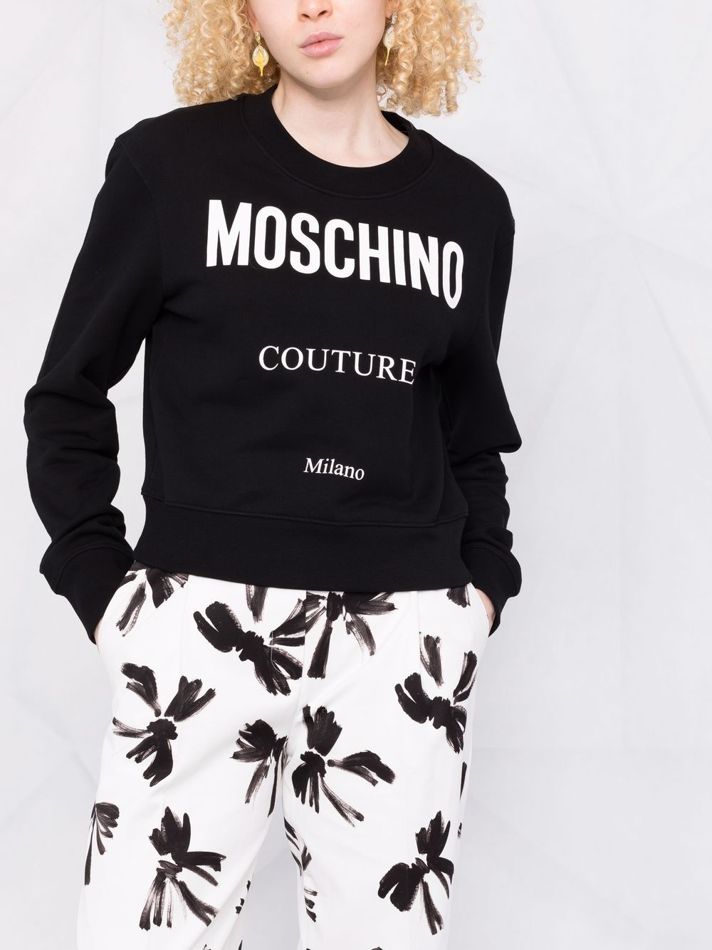 фото Moschino толстовка с логотипом