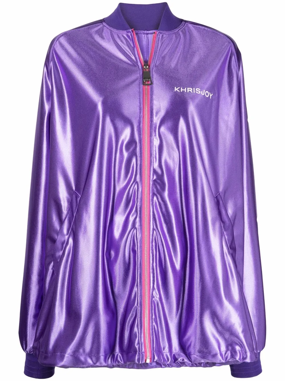 

Khrisjoy chamarra con logo estampado - Morado