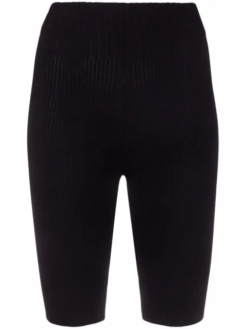 ANDREĀDAMO high-waisted ribbed-knit cycling shorts 