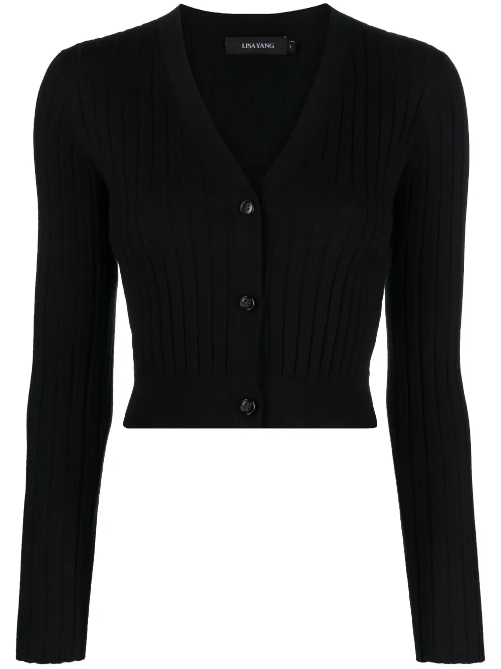 Lisa Yang ribbed knit V-neck cardigan