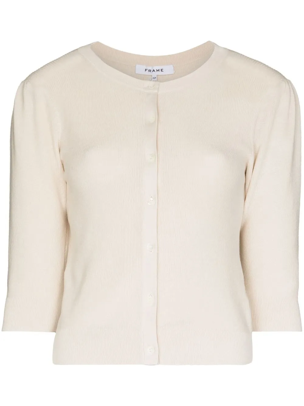 

FRAME silk-blend cardigan - Neutrals