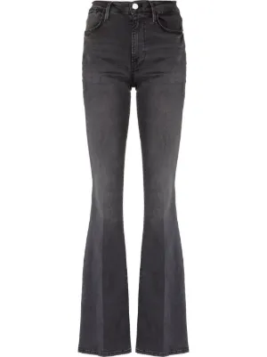 bell bottom jeans black