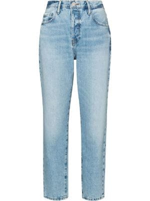 Farfetch Damen Kleidung Hosen & Jeans Jeans High Waisted Jeans High-rise cropped jeans 