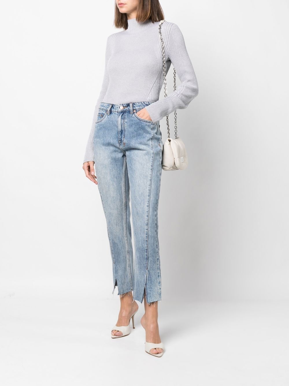 Ksubi Jeans met split - Blauw