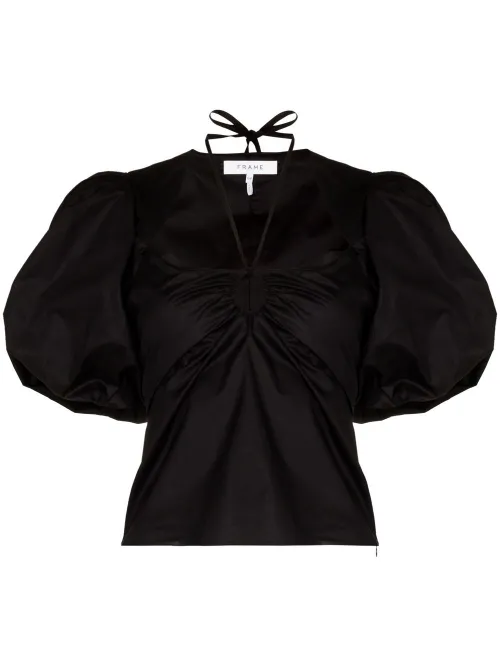 Blouse à manches bouffantes - FRAME - Modalova