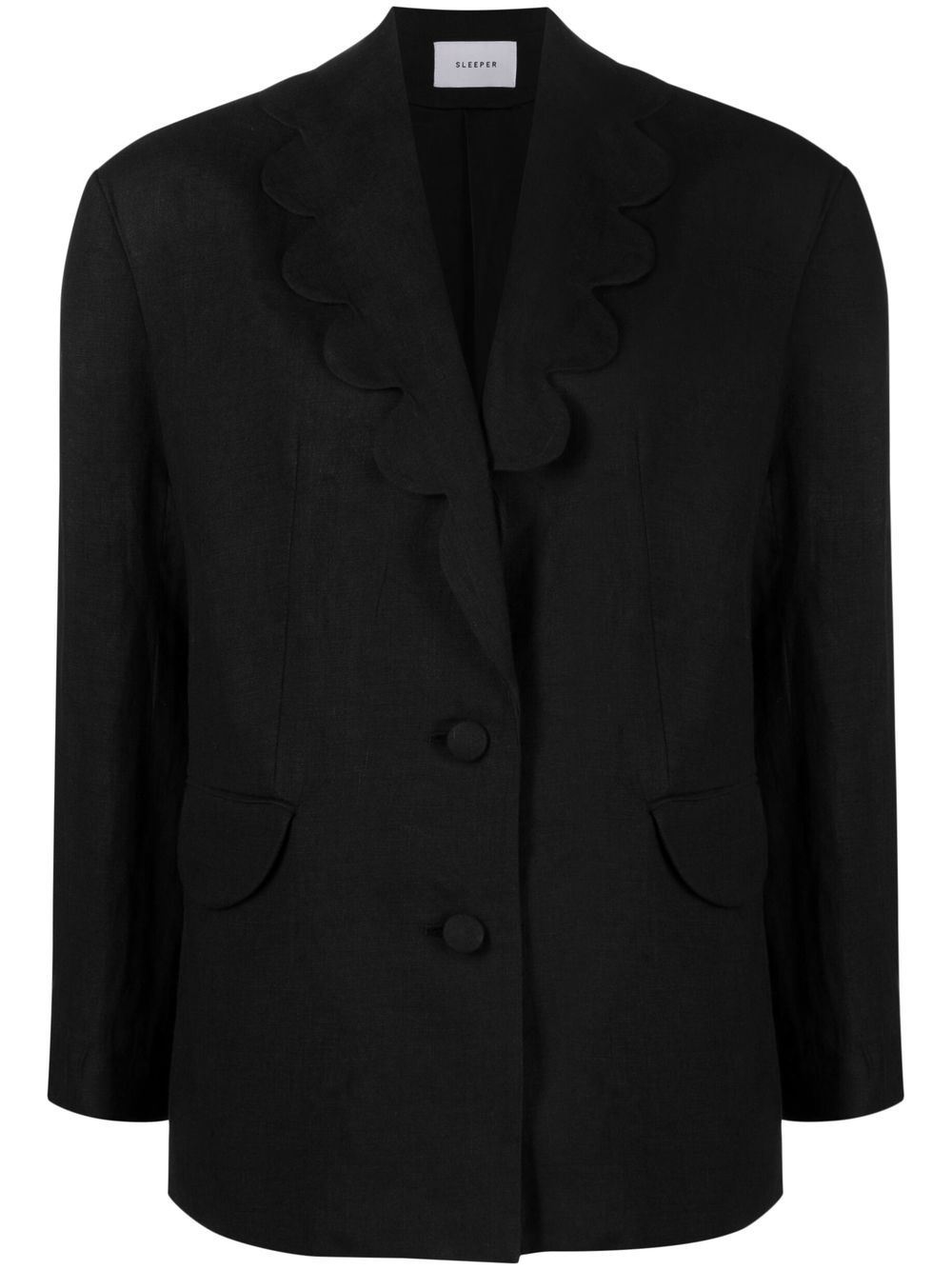 Sleeper Single-breasted Tailored Blazer In Schwarz