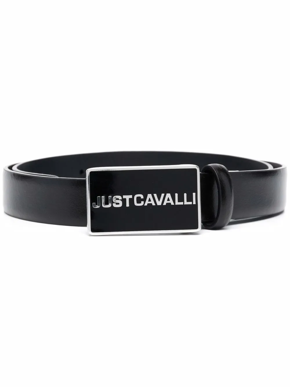 

Just Cavalli logo-buckle belt - Black