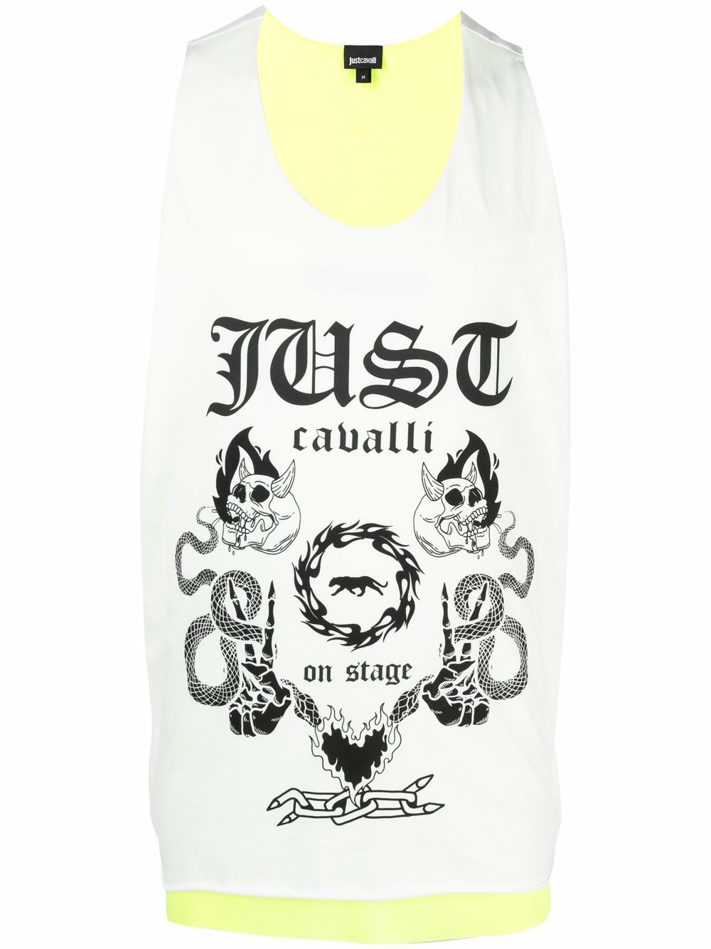 

Just Cavalli camiseta con logo estampado - Blanco