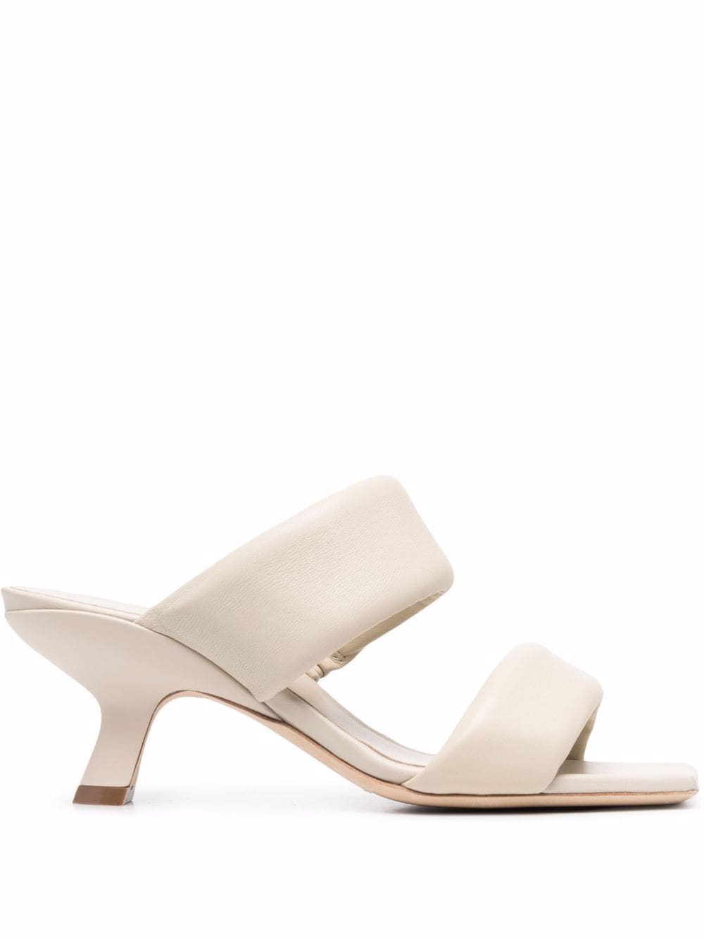 

Vic Matie open-toe leather mules - Neutrals