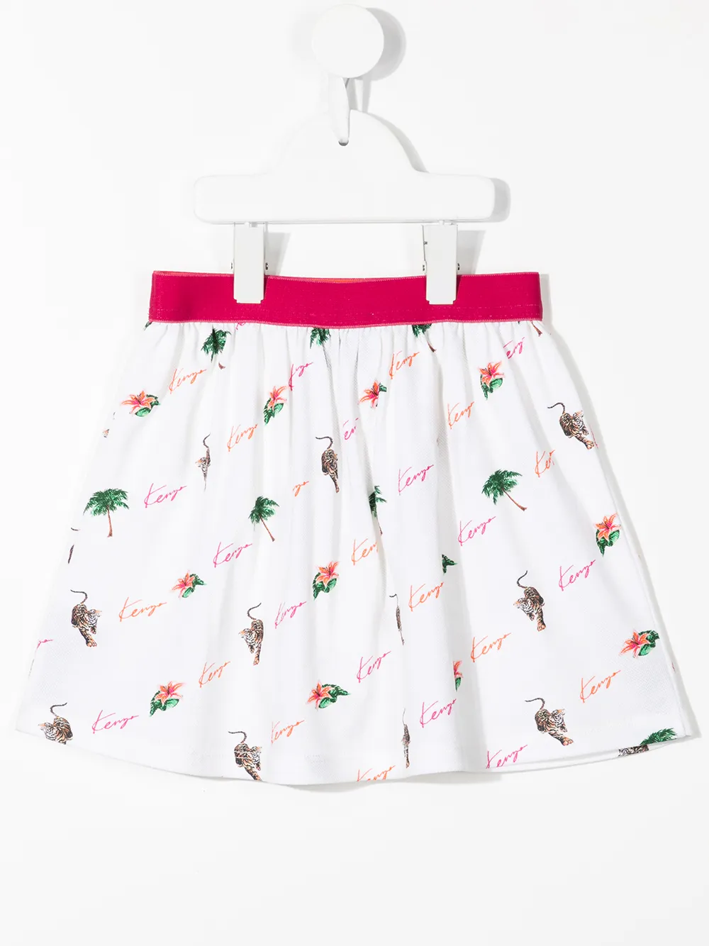 Kenzo Kids Mini-rok met print - Beige