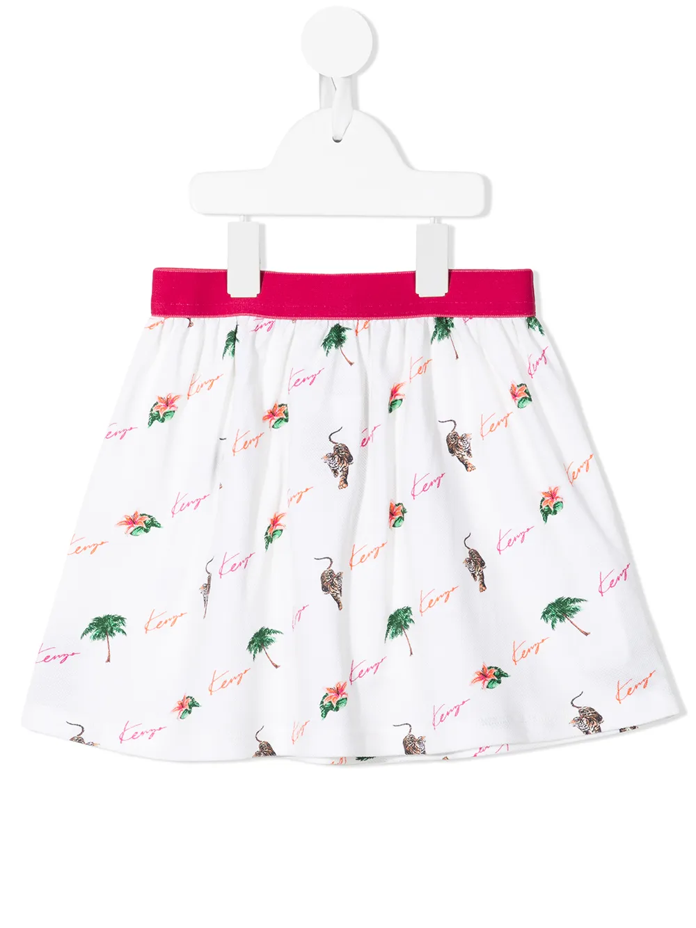

Kenzo Kids minifalda con estampados mixtos - Neutro