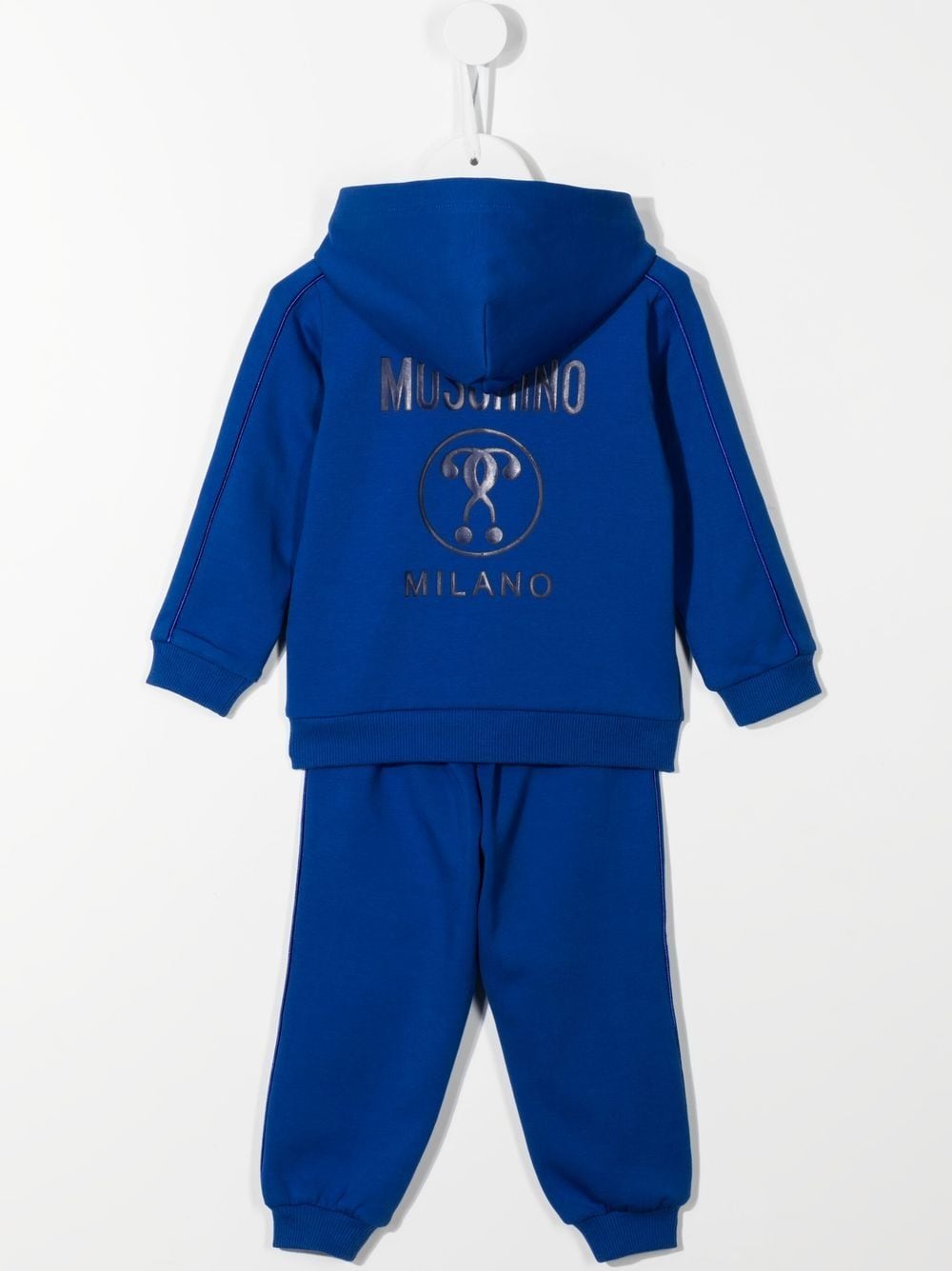 Moschino Kids Trainingspak met logoprint - Blauw