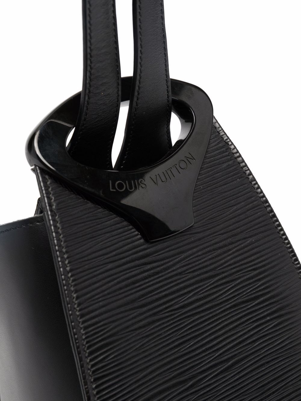 Louis Vuitton Noctambule Black Leather Handbag (Pre-Owned)