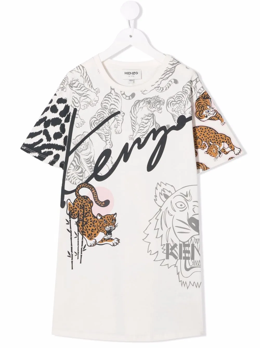 фото Kenzo kids платье с логотипом