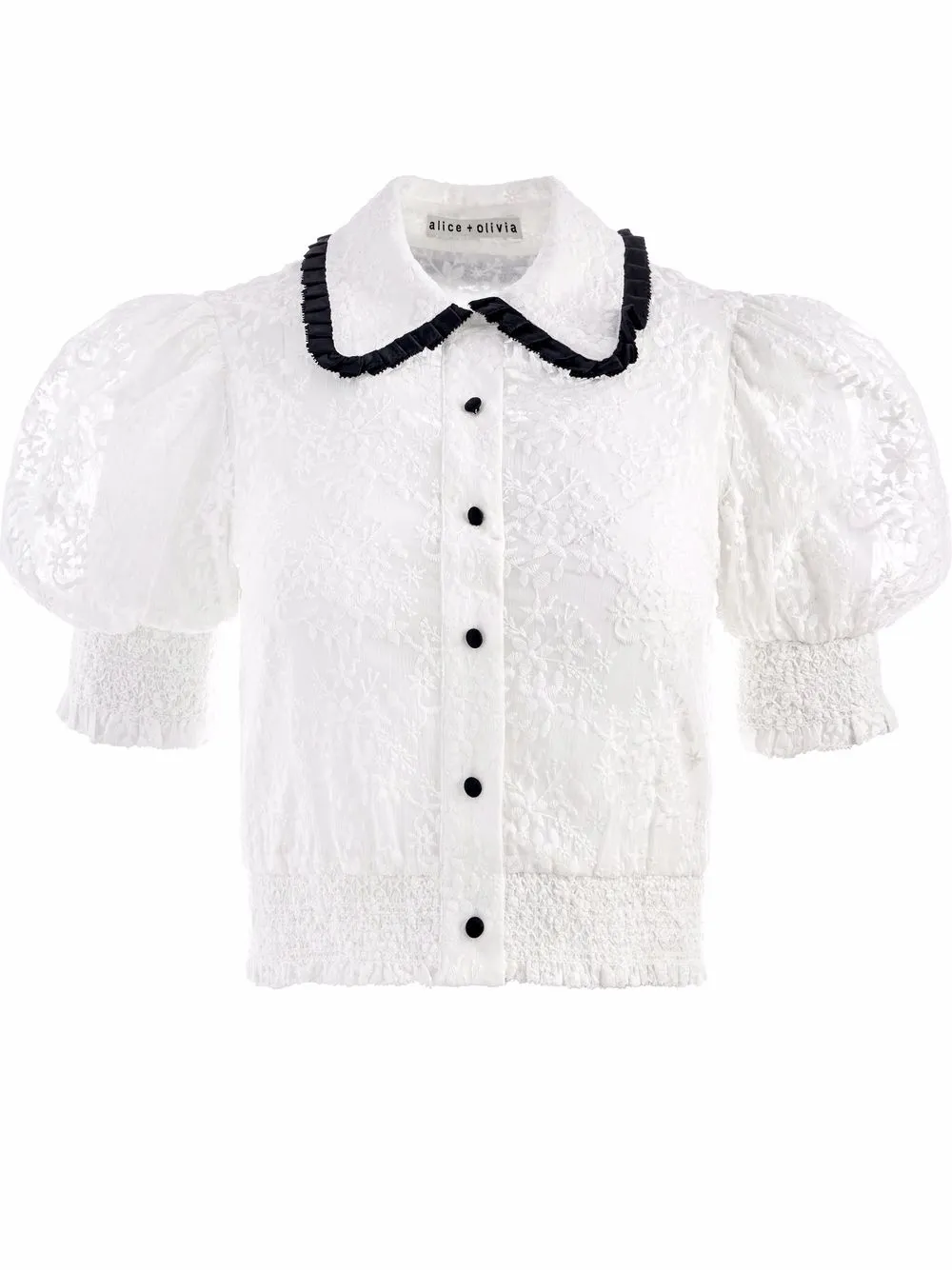 

Alice+Olivia blusa Tamra - Blanco