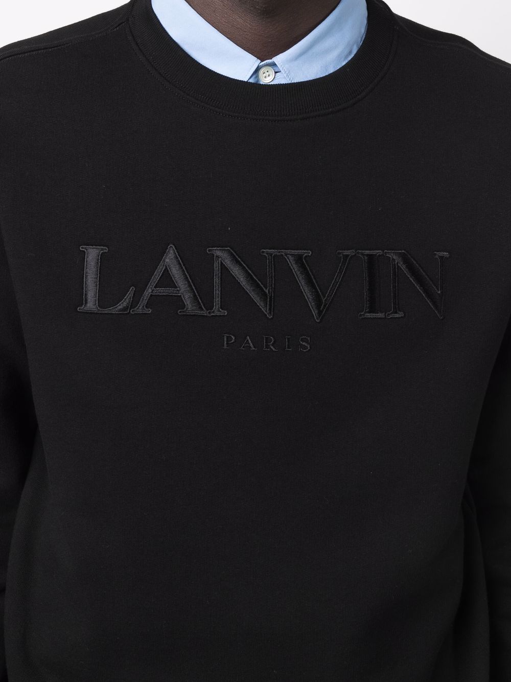 фото Lanvin толстовка с вышитым логотипом