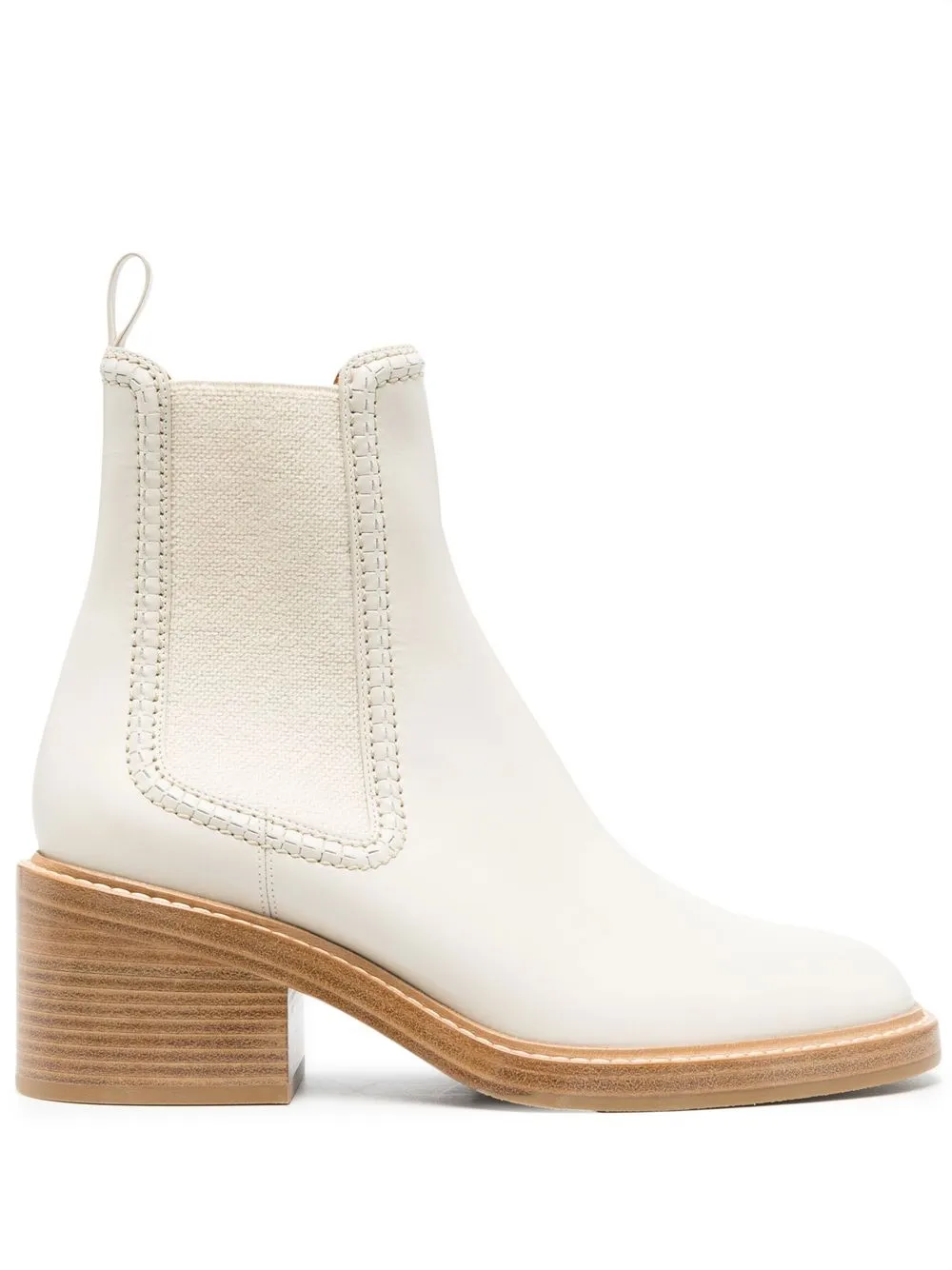 

Chloé botas Mallo con tacón de 60mm - WHITE