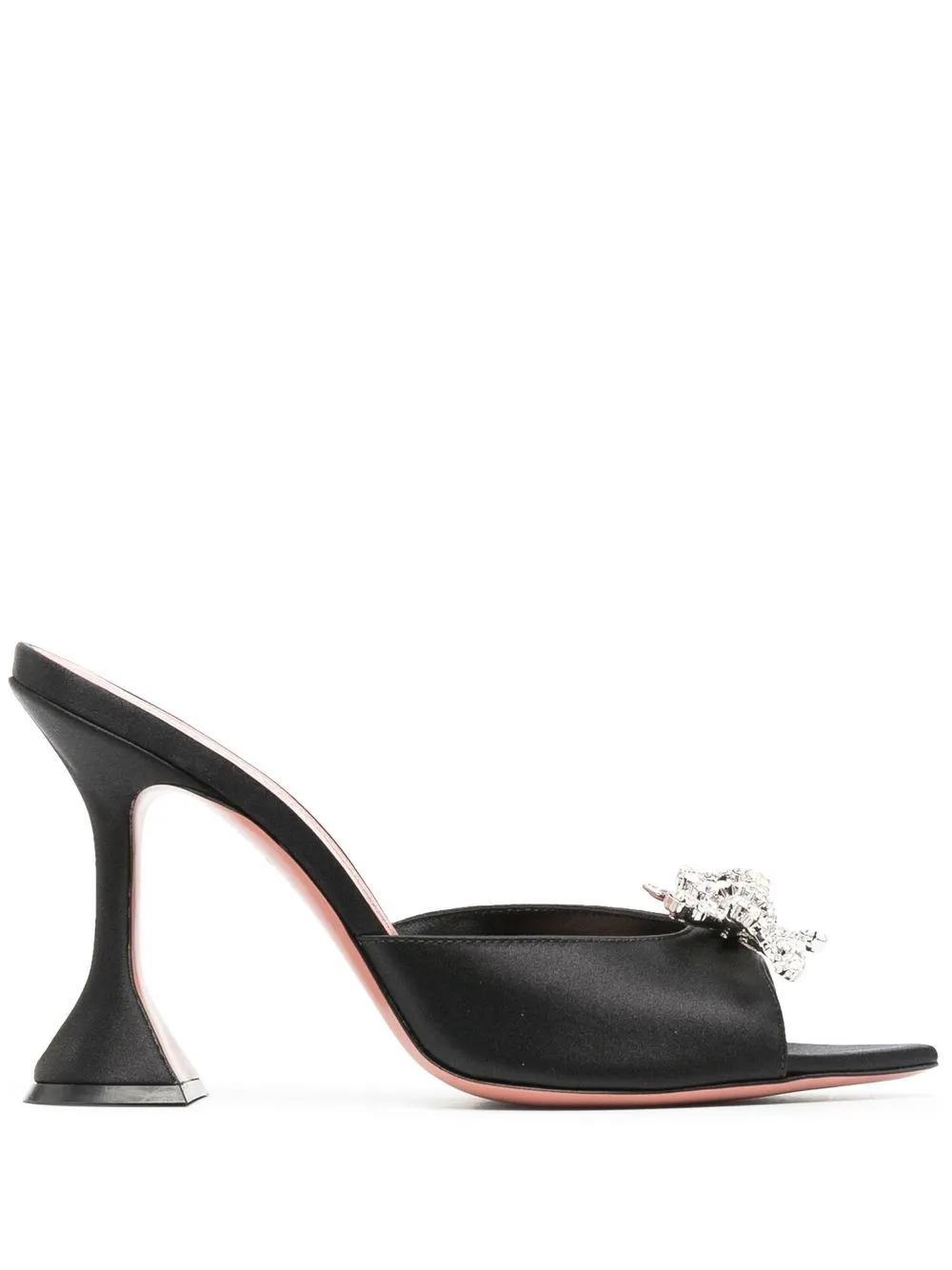 Amina Muaddi Rosie 95mm Crystal-embellished Sandals In Black