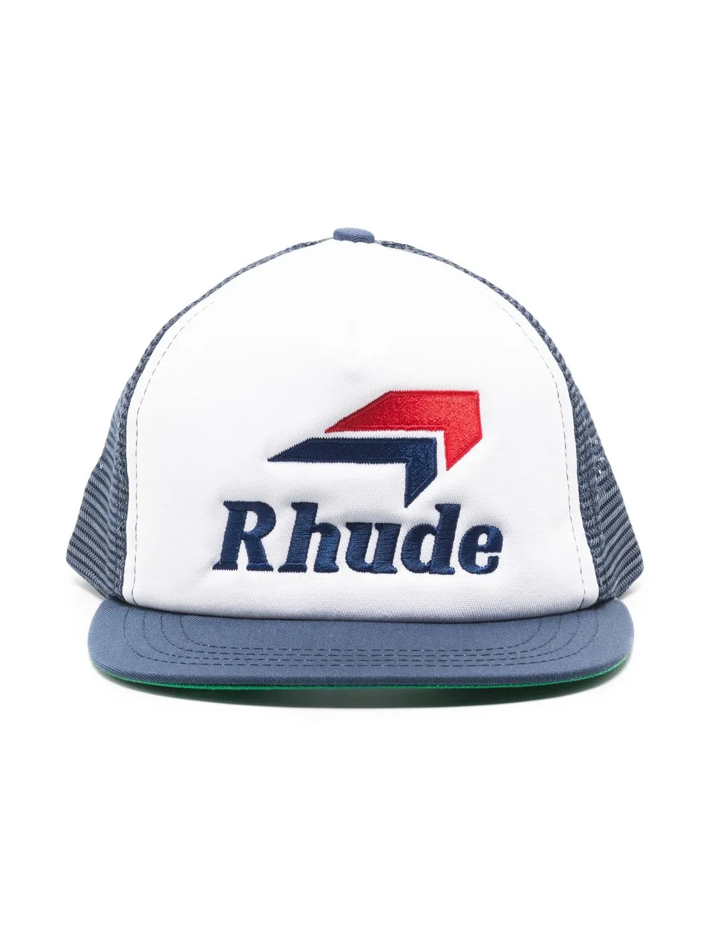 

Rhude logo-embroidered trucker cap - Blue