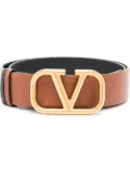 Valentino Garavani VLOGO reversible leather belt - Brown