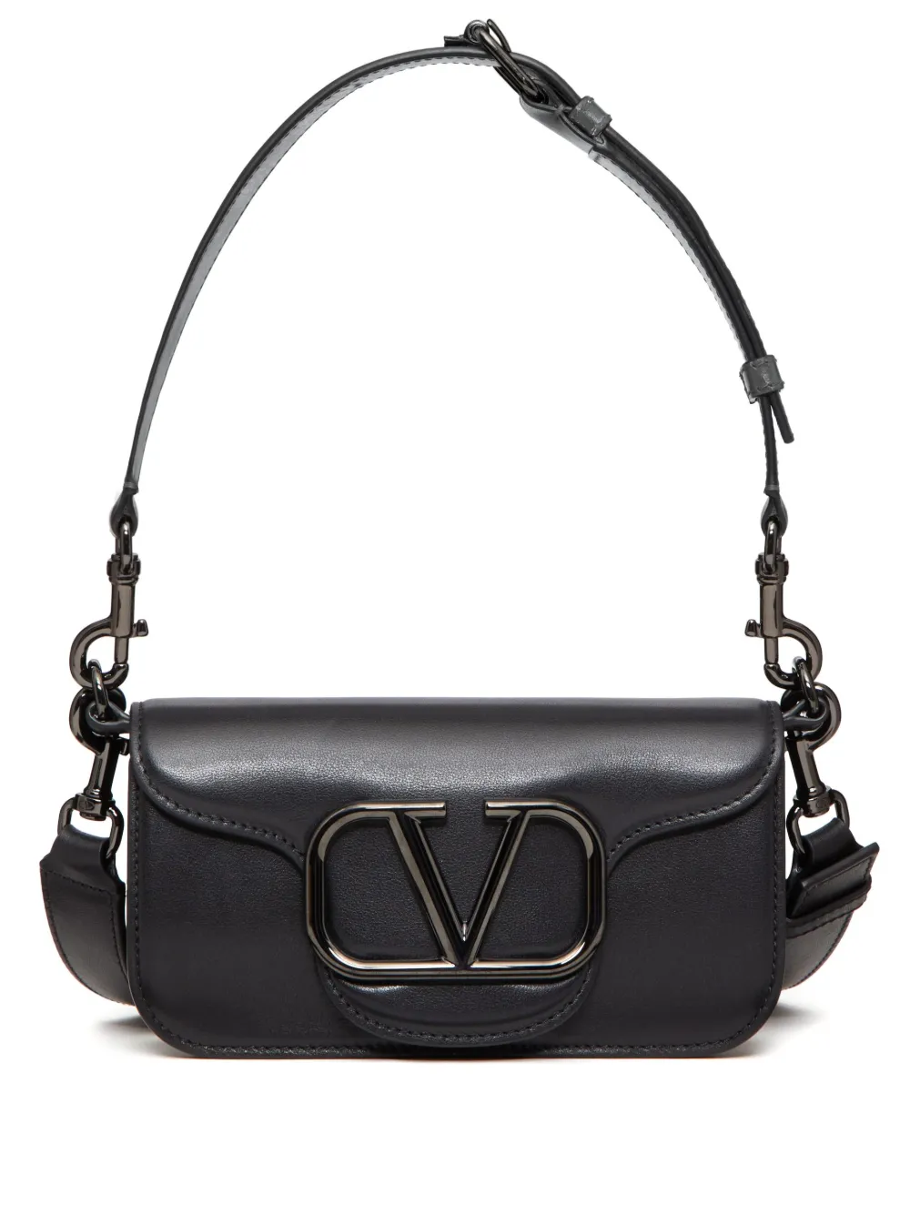 Image 1 of Valentino Garavani mini Locò leather crossbody bag