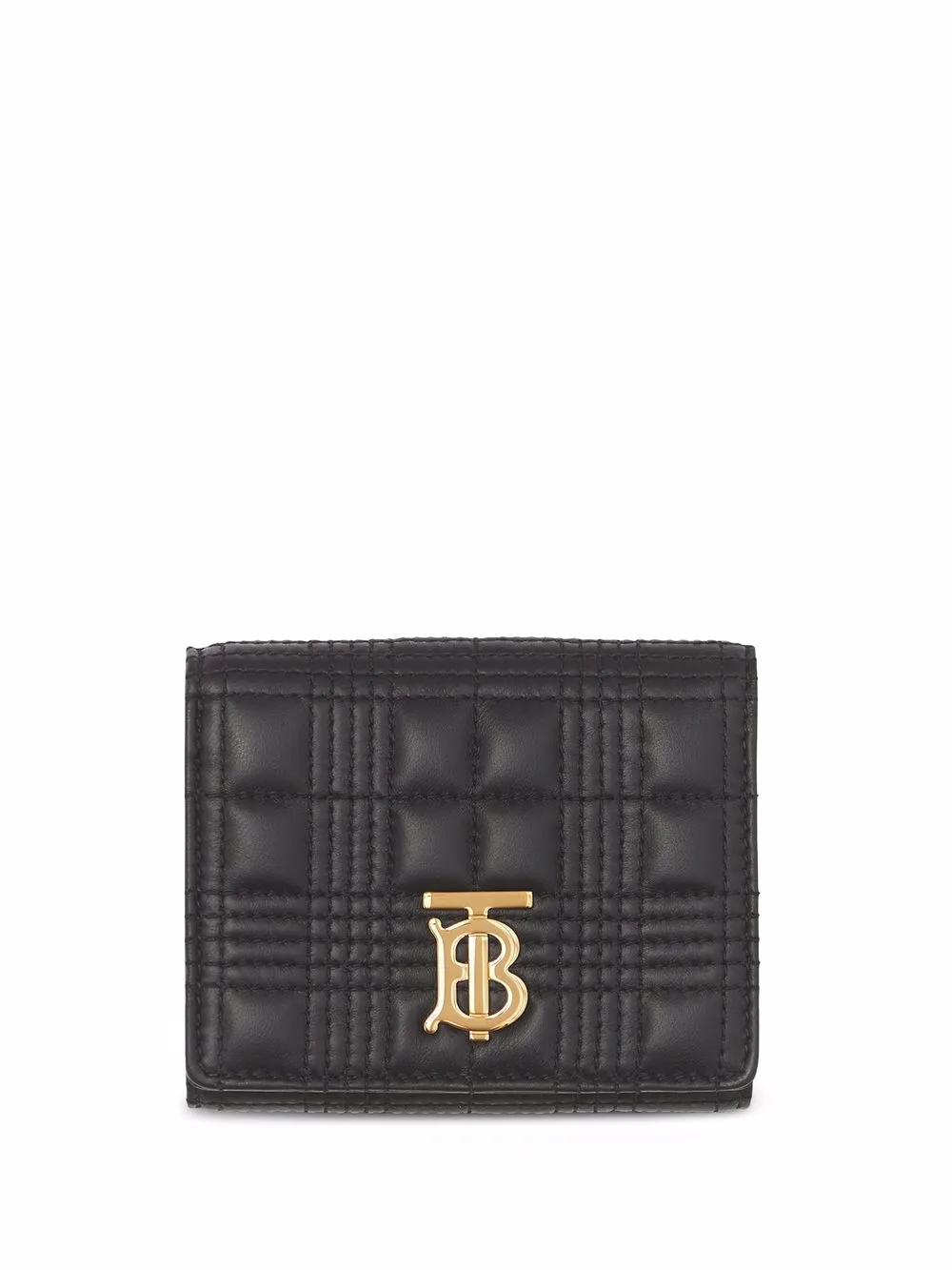 Burberry Lola Quilted Wallet In Black | ModeSens