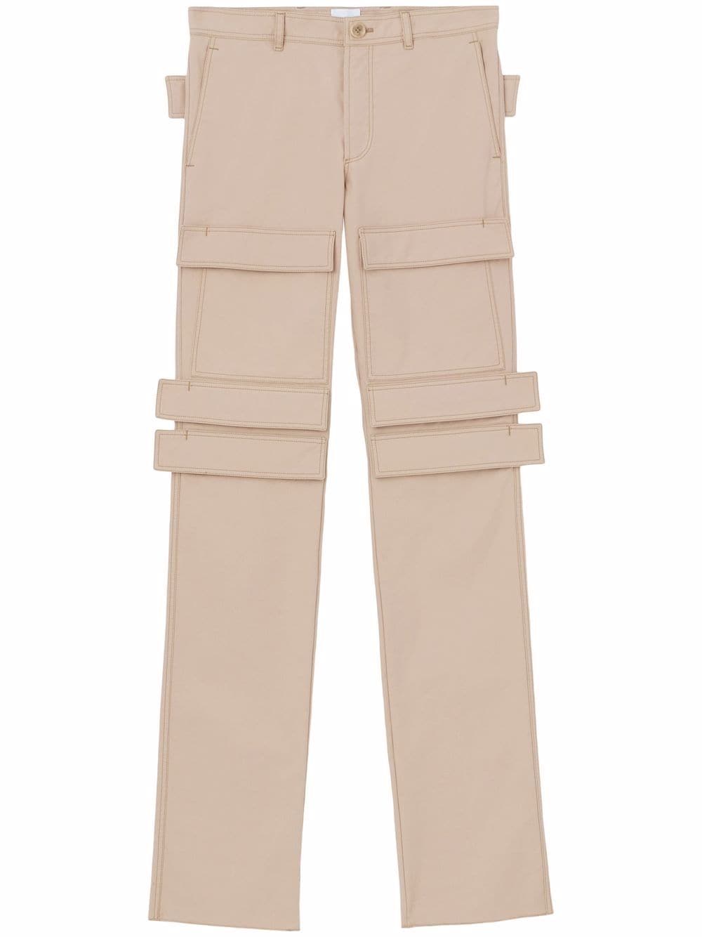 panel-detail cargo trousers