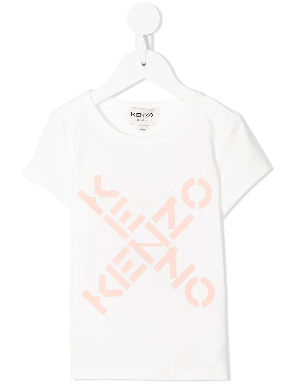 

Kenzo Kids logo print T-shirt - White