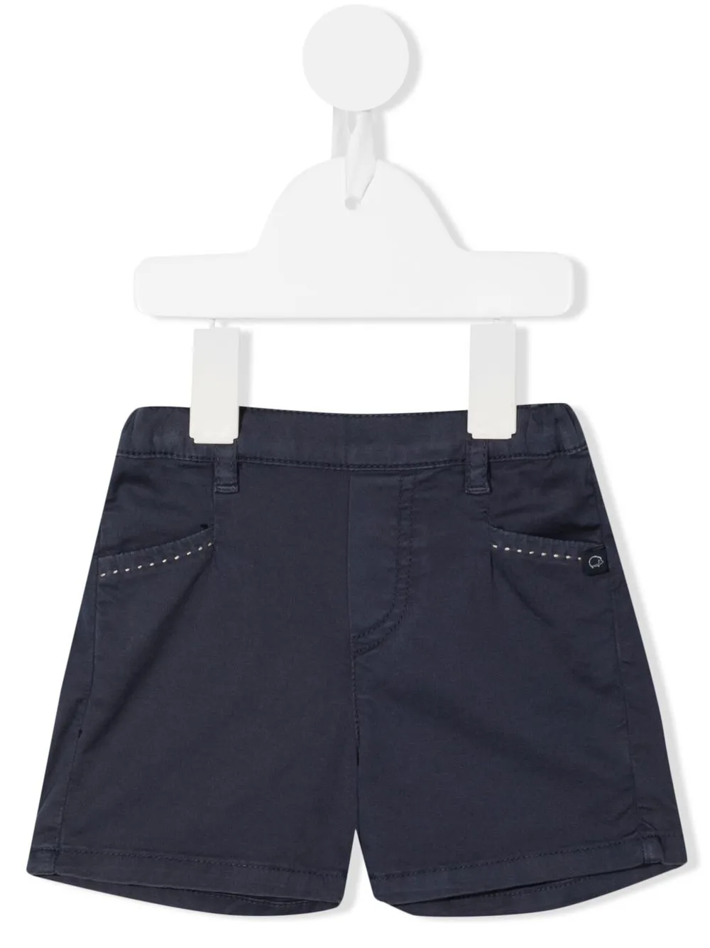 

Tartine Et Chocolat decorative-stitch cotton shorts - Blue