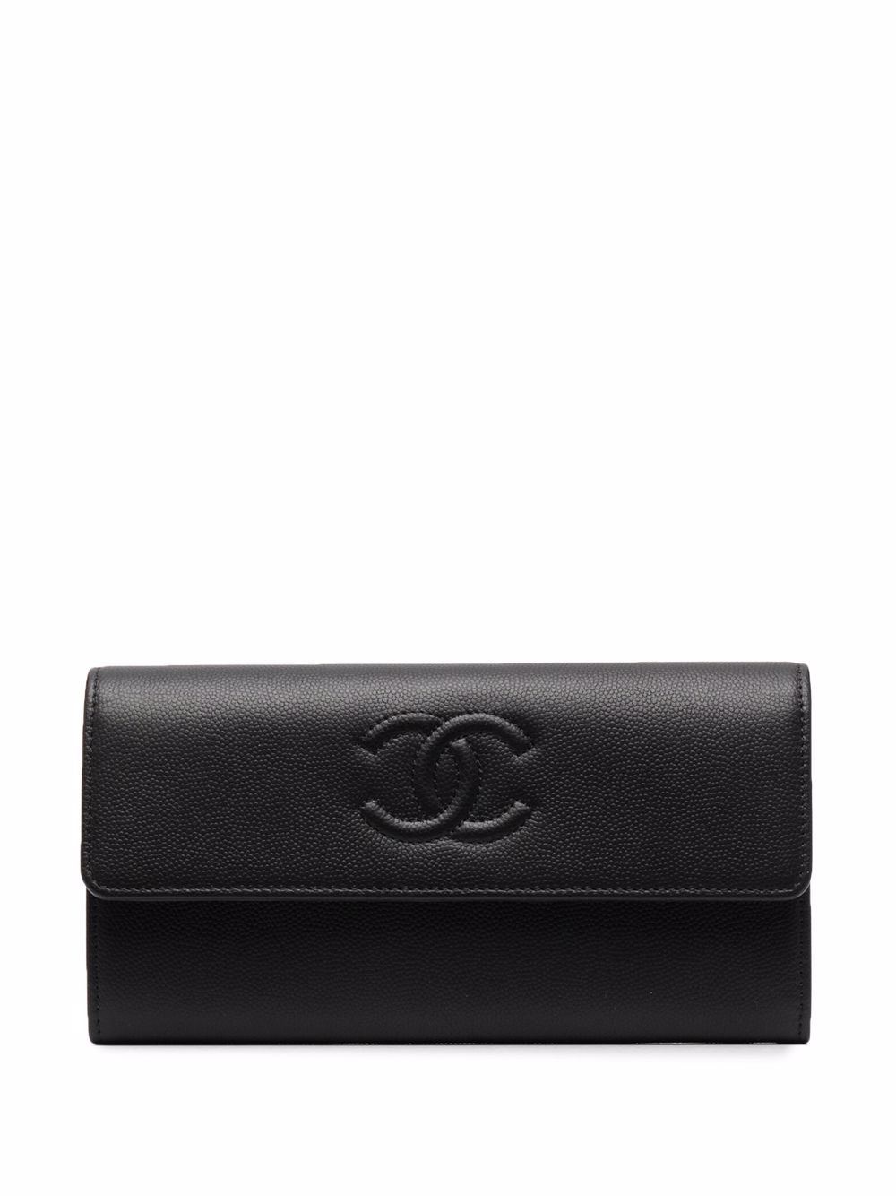 фото Chanel pre-owned кошелек с тисненым логотипом