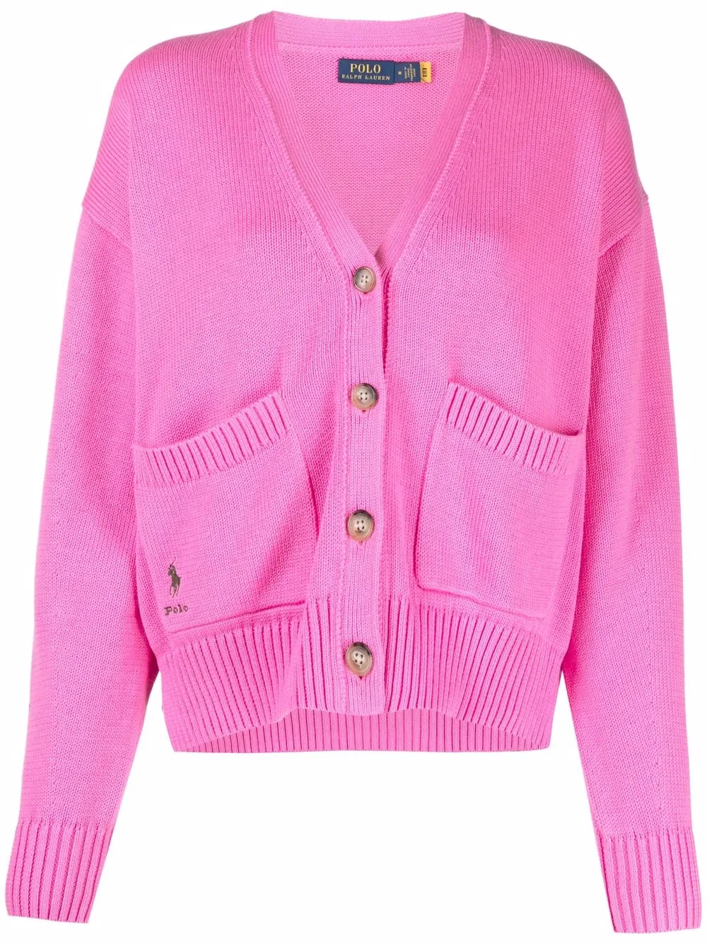 

Polo Ralph Lauren Polo Pony cotton cardigan - Pink