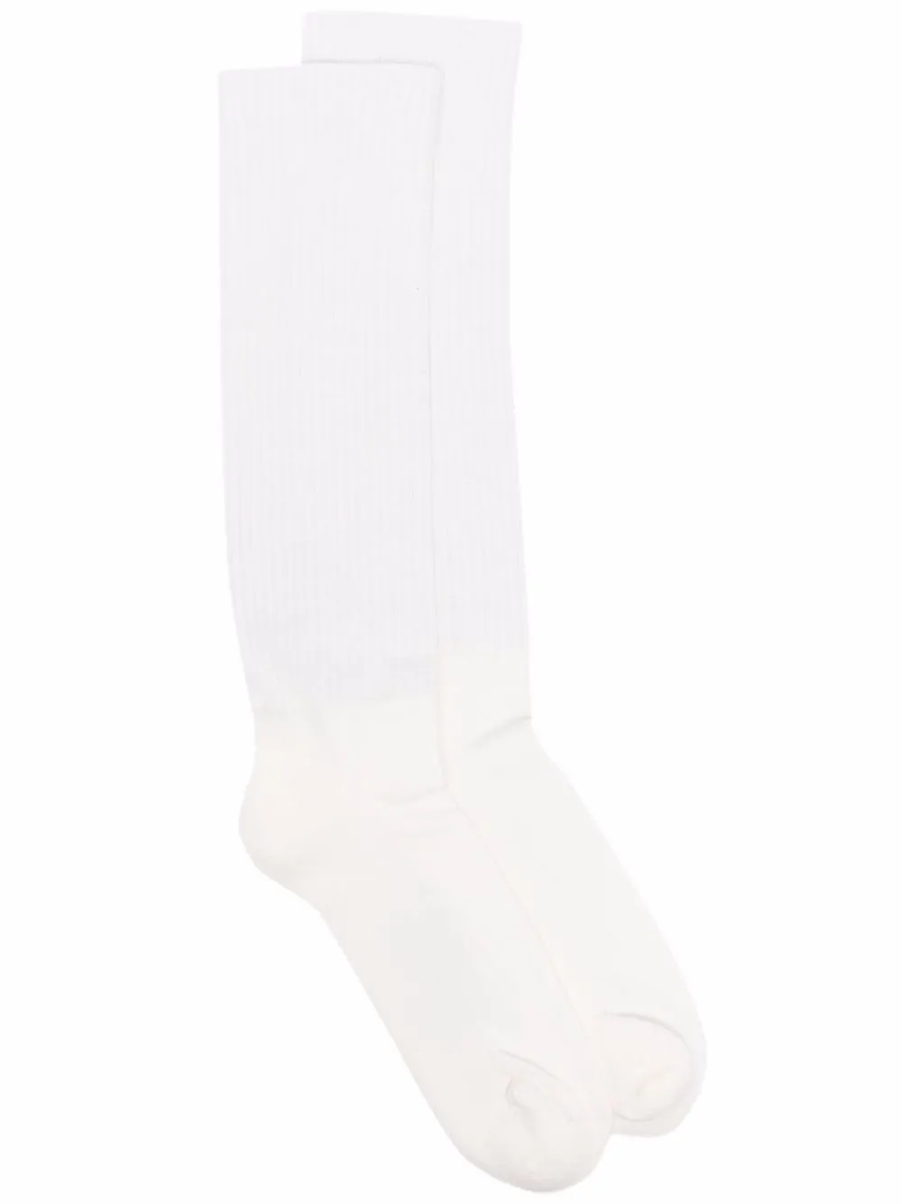

Rick Owens calcetines tejidos dedos tonos con logo - Blanco